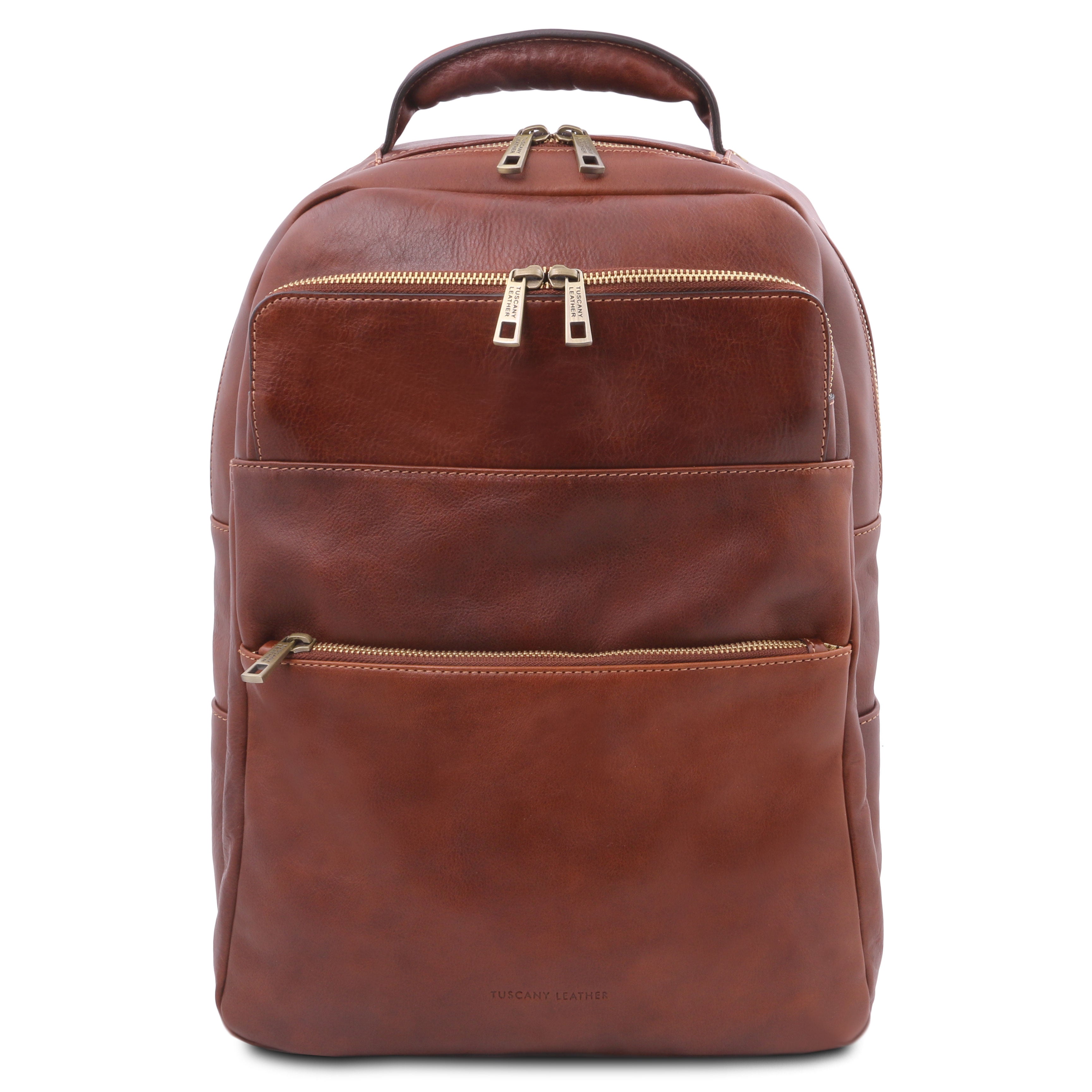 Melbourne Leather laptop backpack