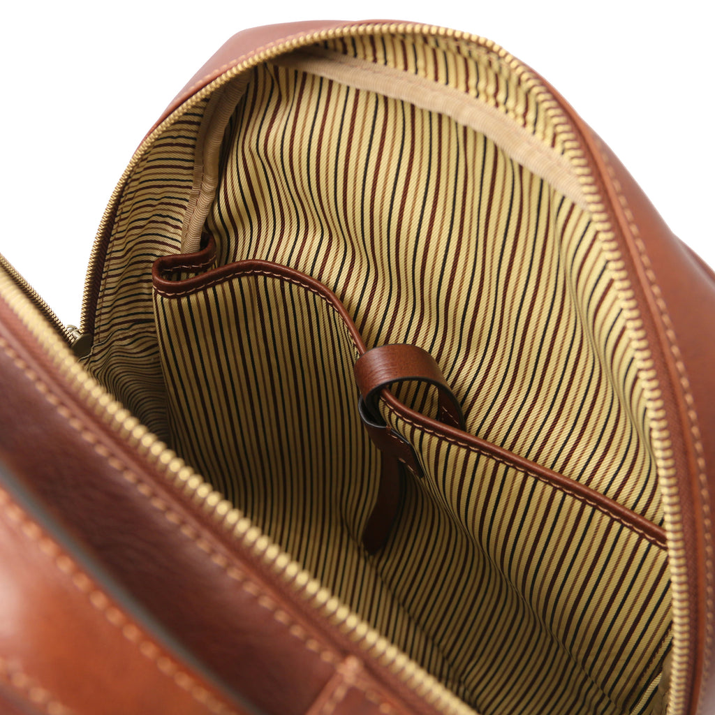 Melbourne Leather laptop backpack