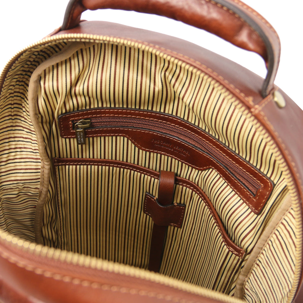 Melbourne Leather laptop backpack