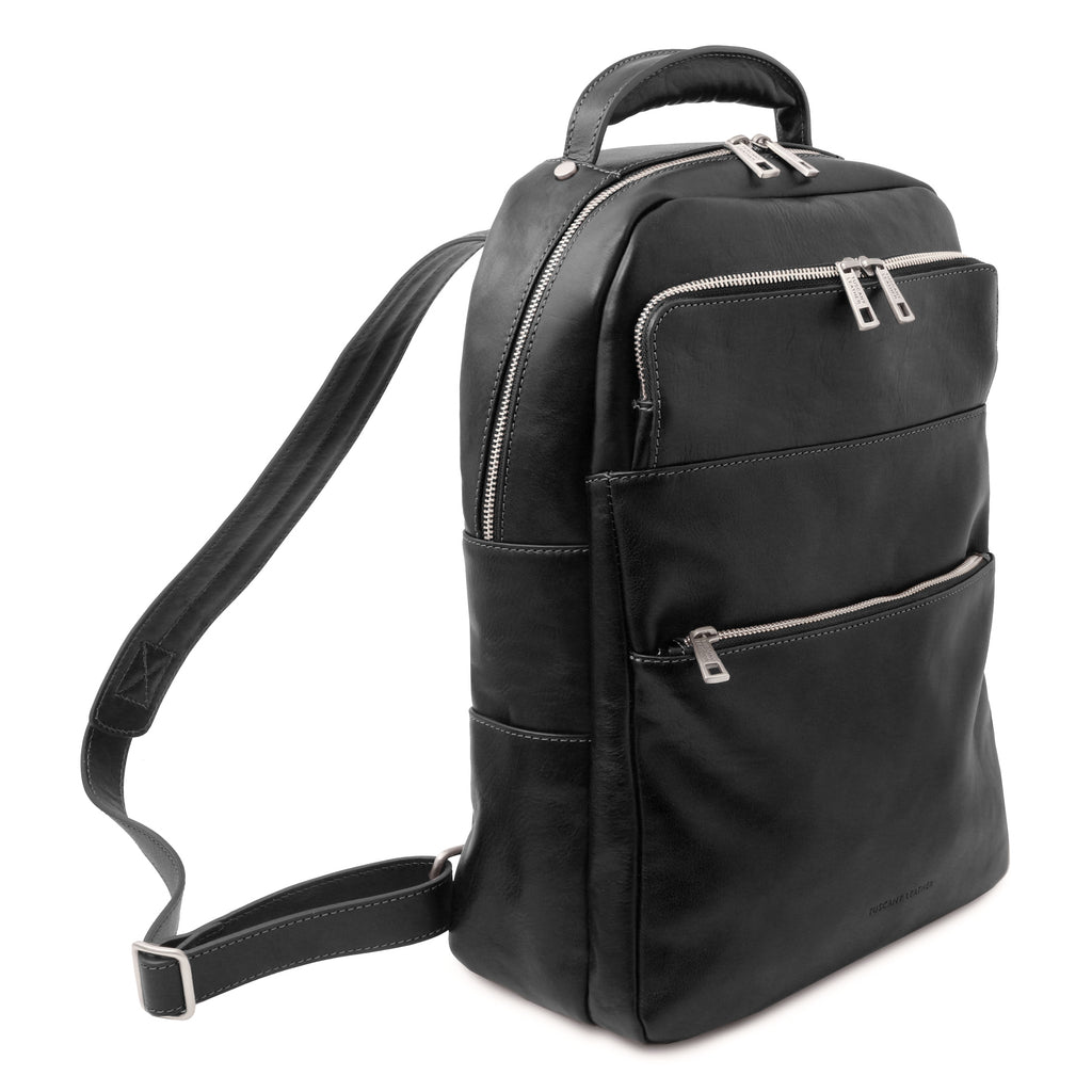 Melbourne Leather laptop backpack