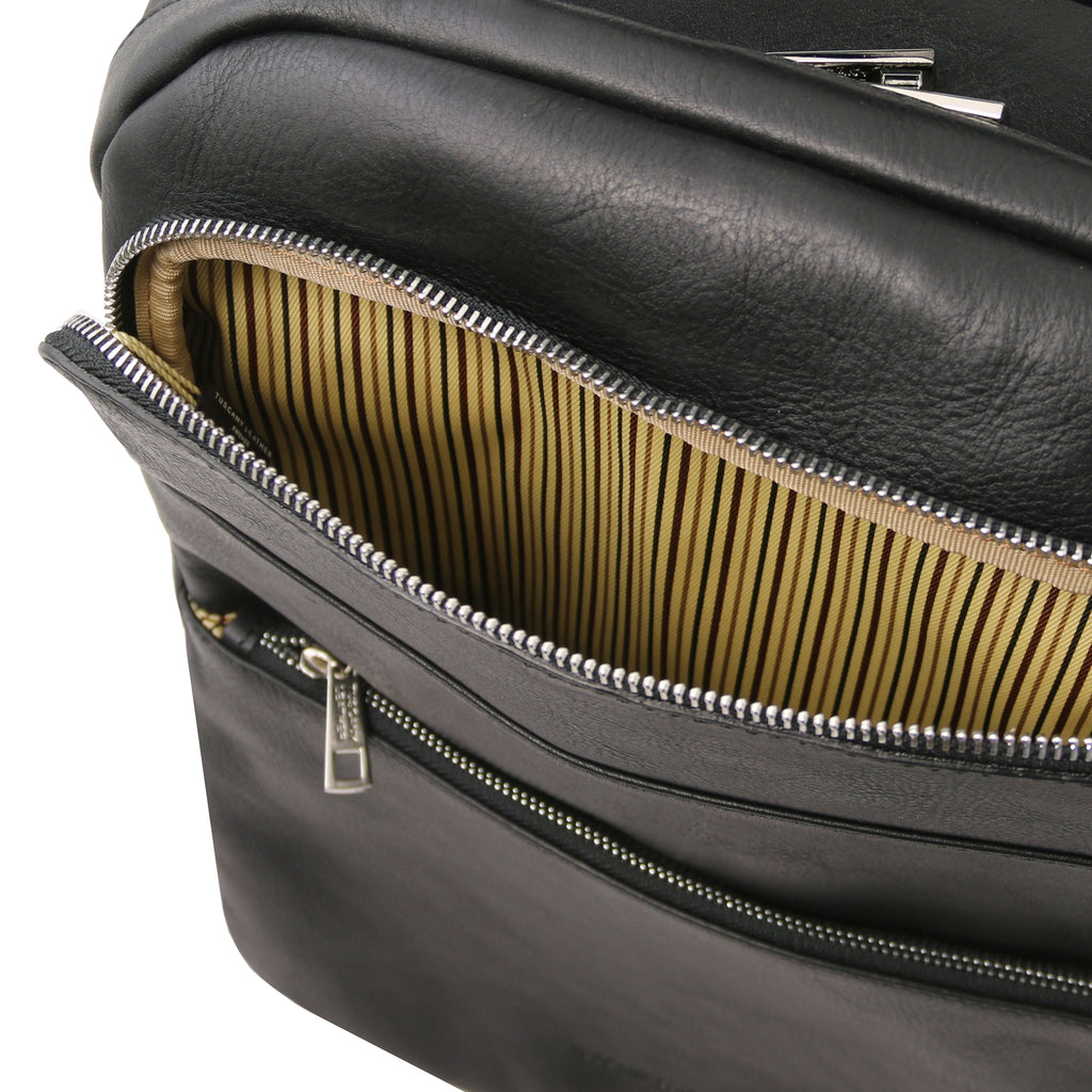 Melbourne Leather laptop backpack
