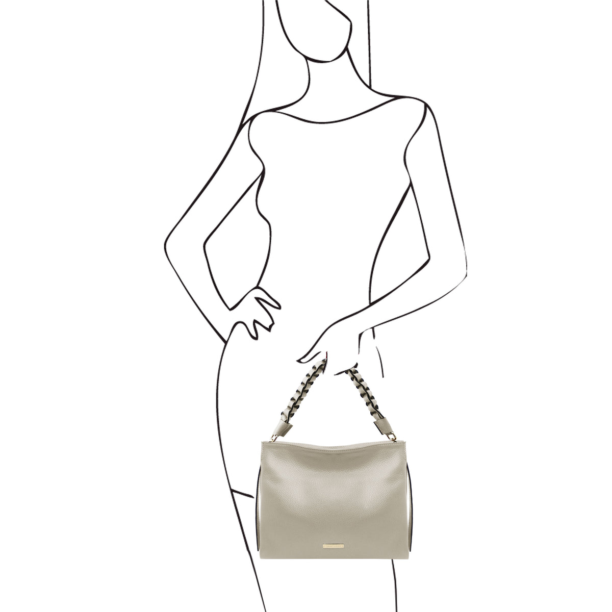 TL Bag Soft leather shoulder bag