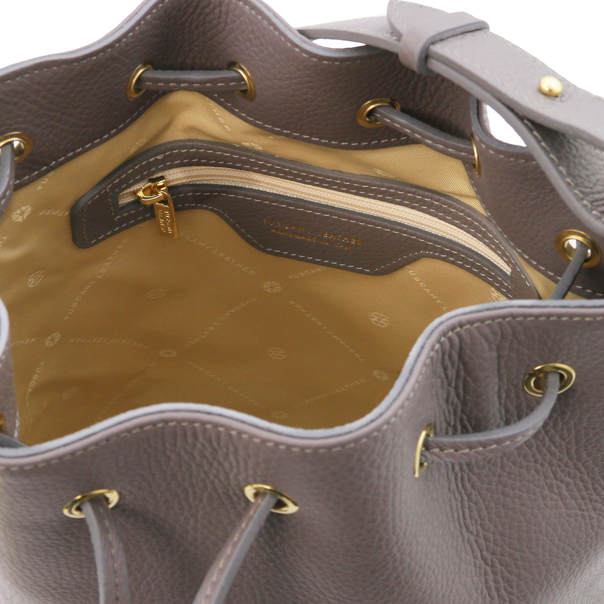 TL Bag Leather bucket bag