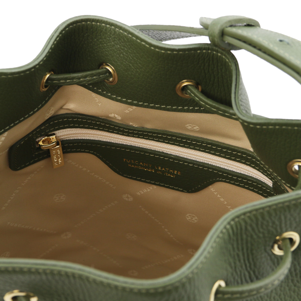 TL Bag Leather bucket bag