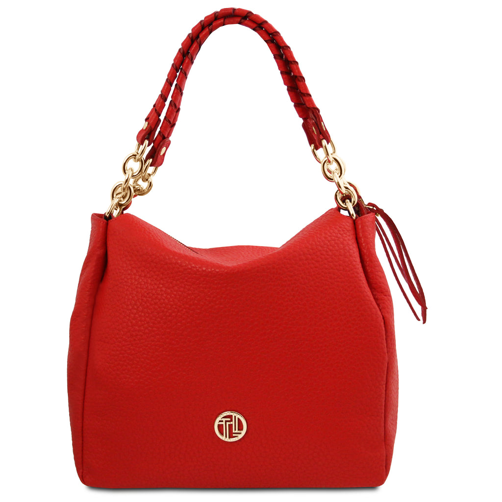 Amy Soft leather shopping bag
