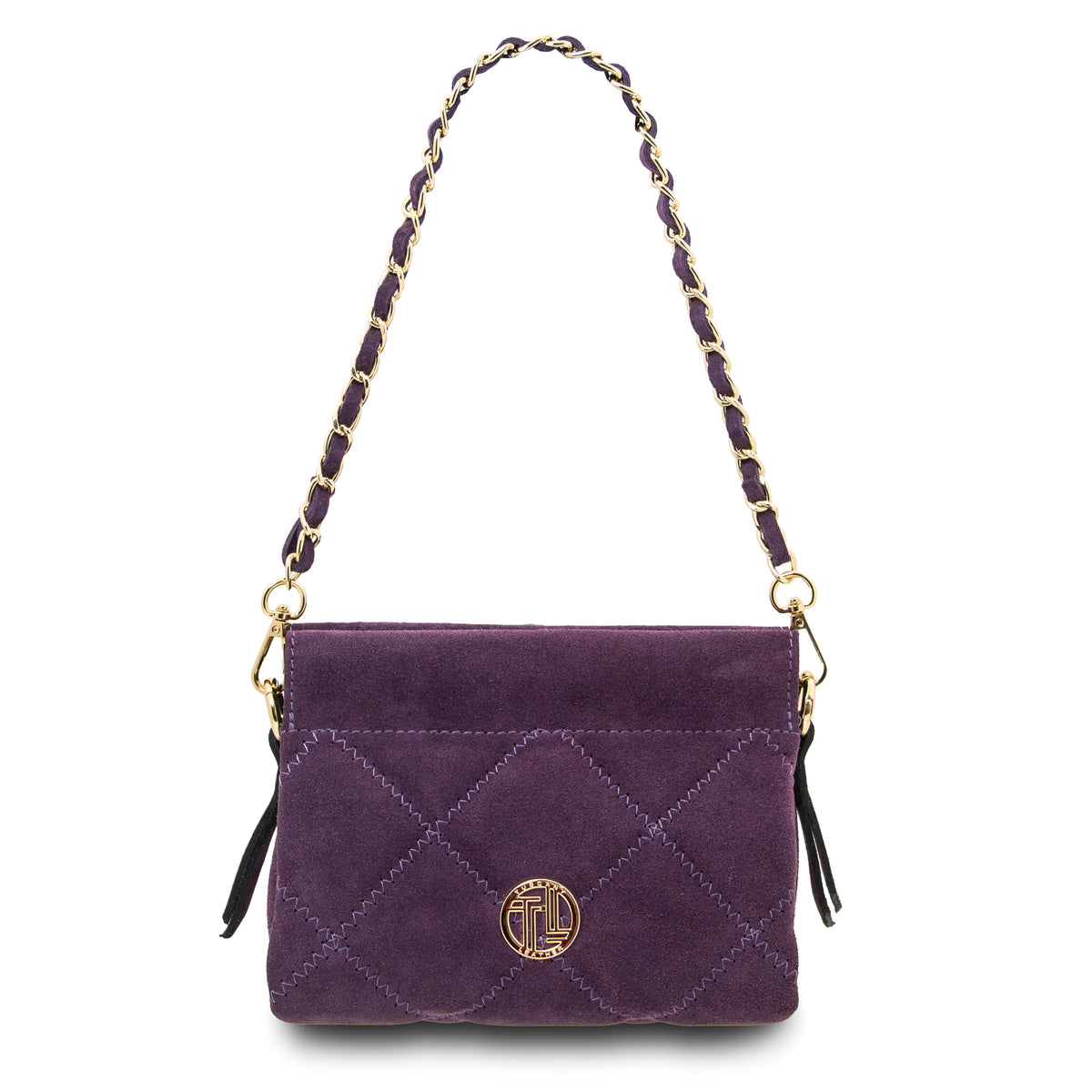 Eloise Suede leather shoulder bag