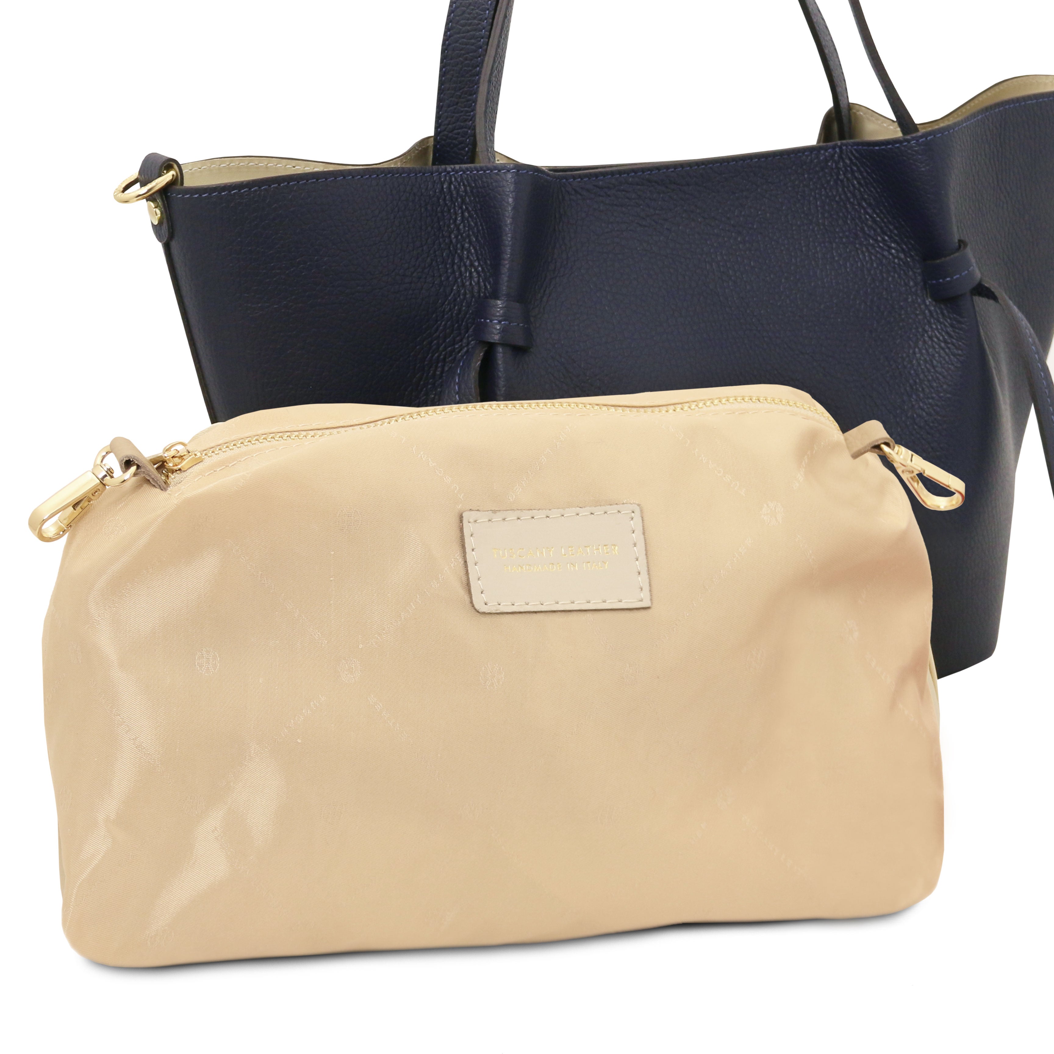 Legame Leather shopping bag - Large size