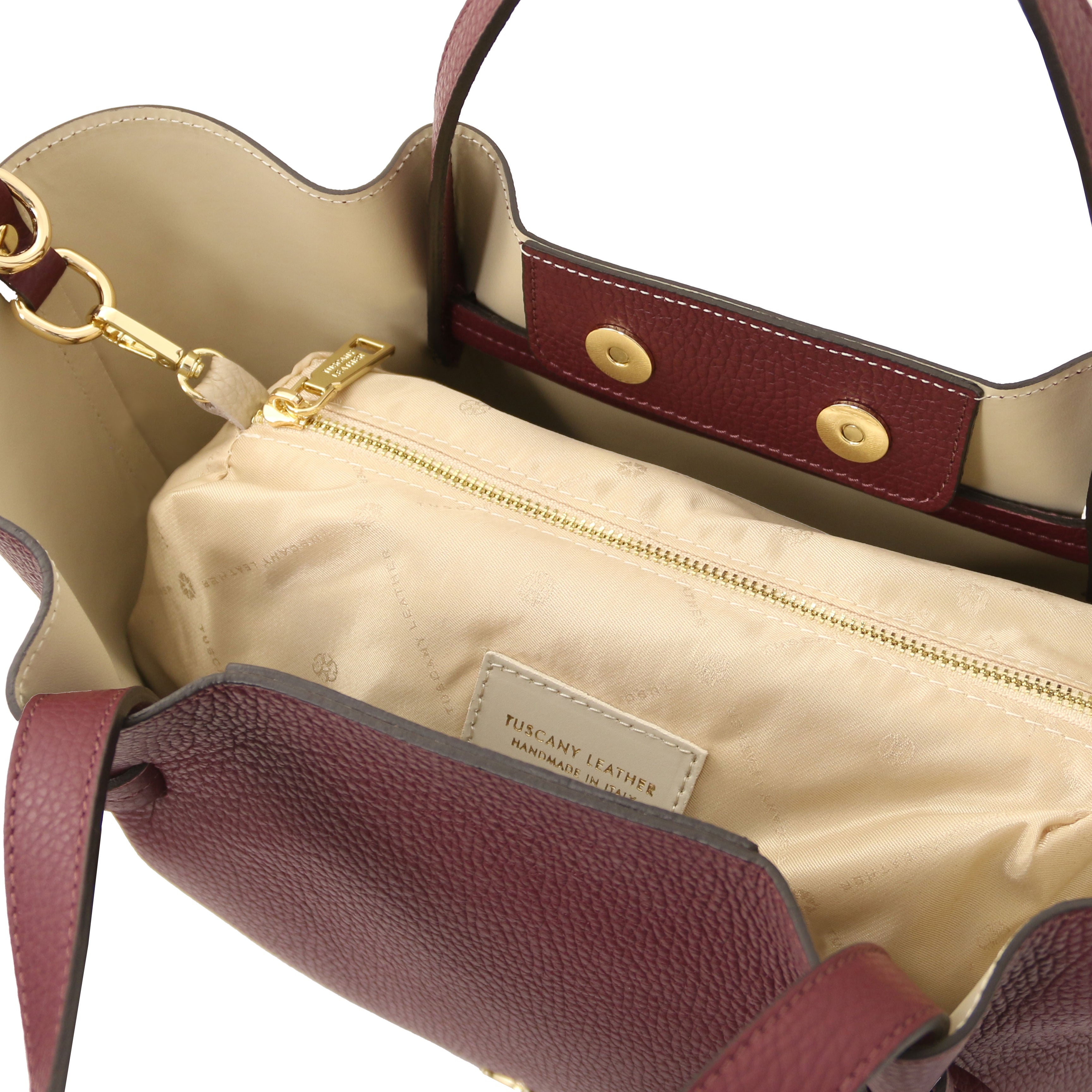 Legame Leather shopping bag - Large size