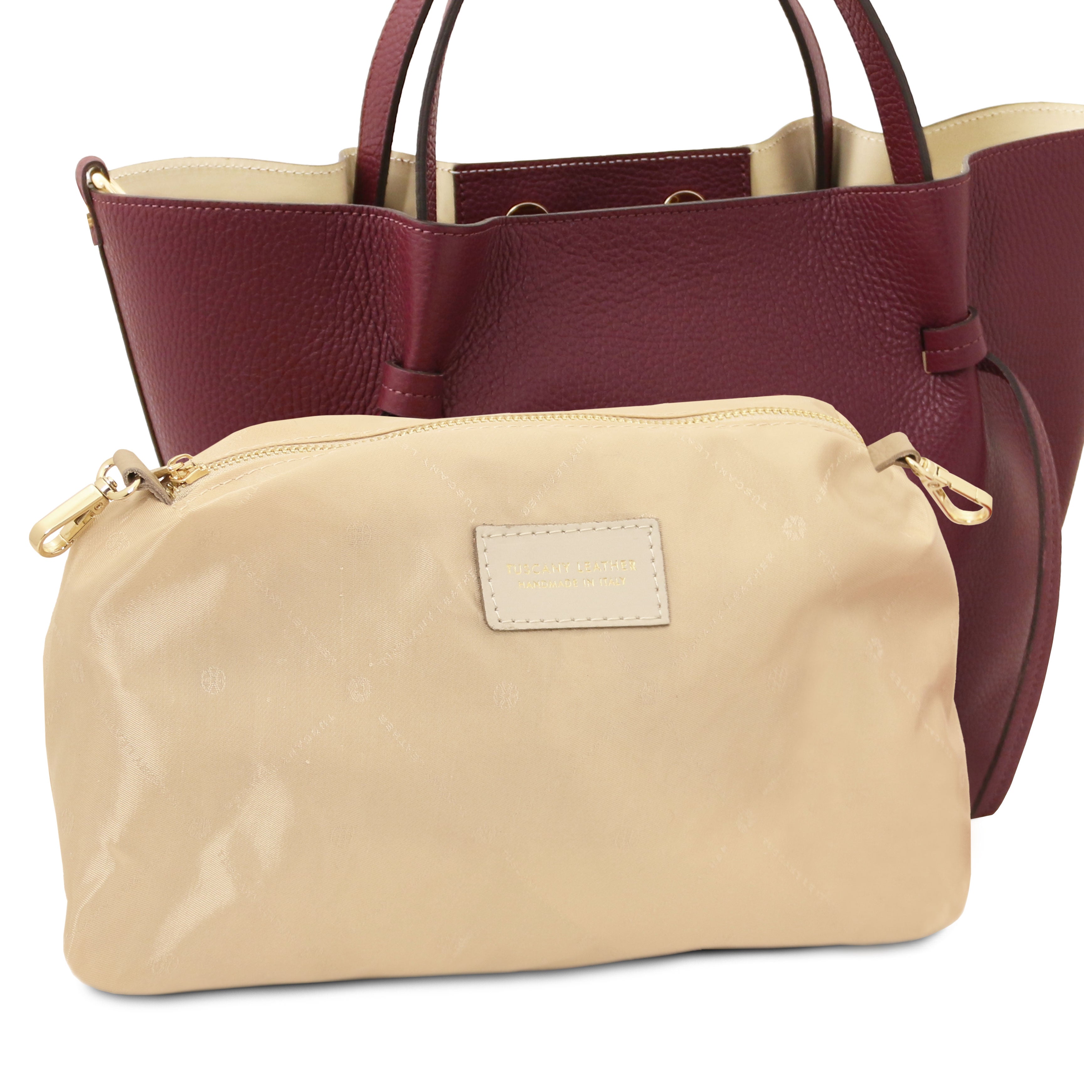 Legame Leather shopping bag - Large size
