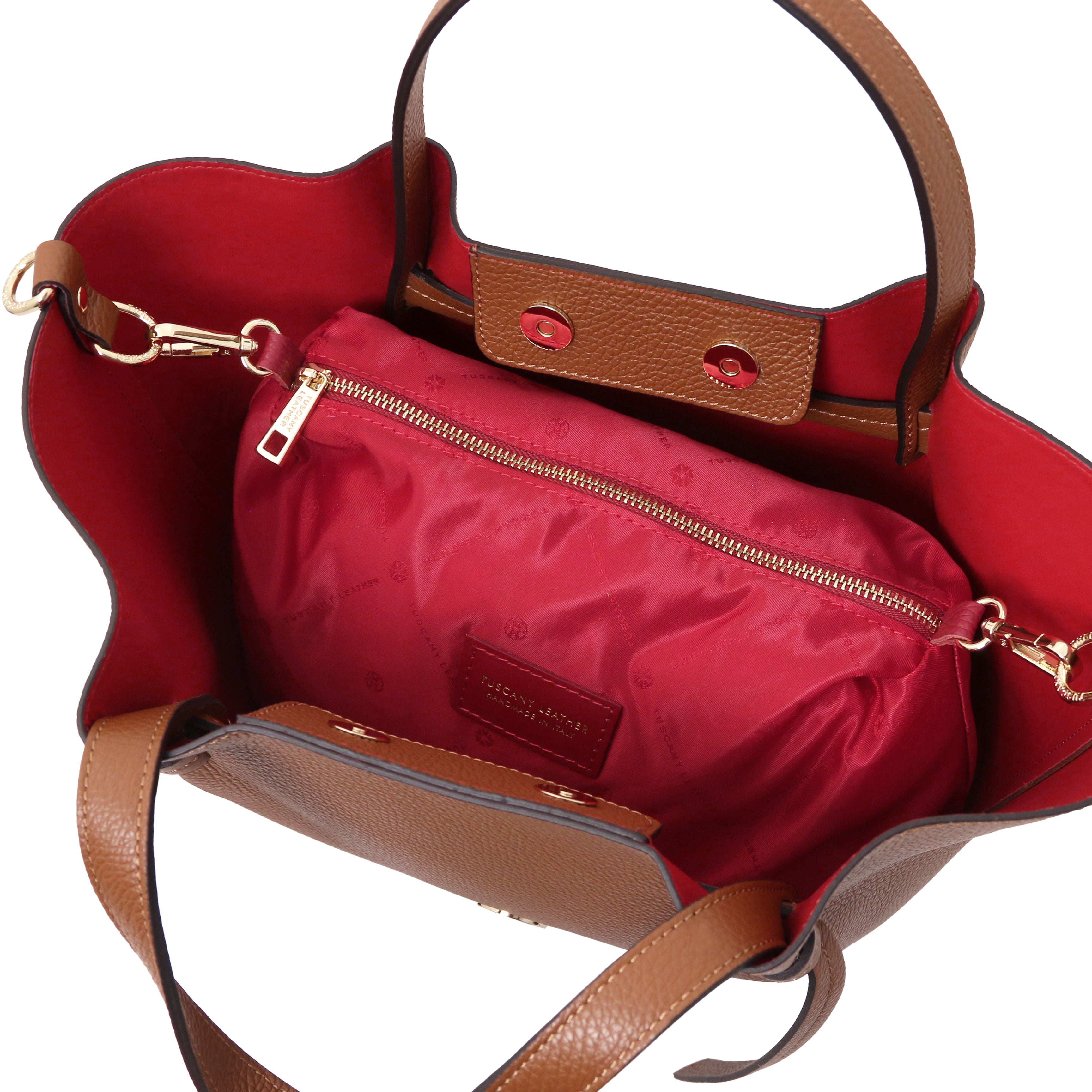 Legame Leather shopping bag - Large size