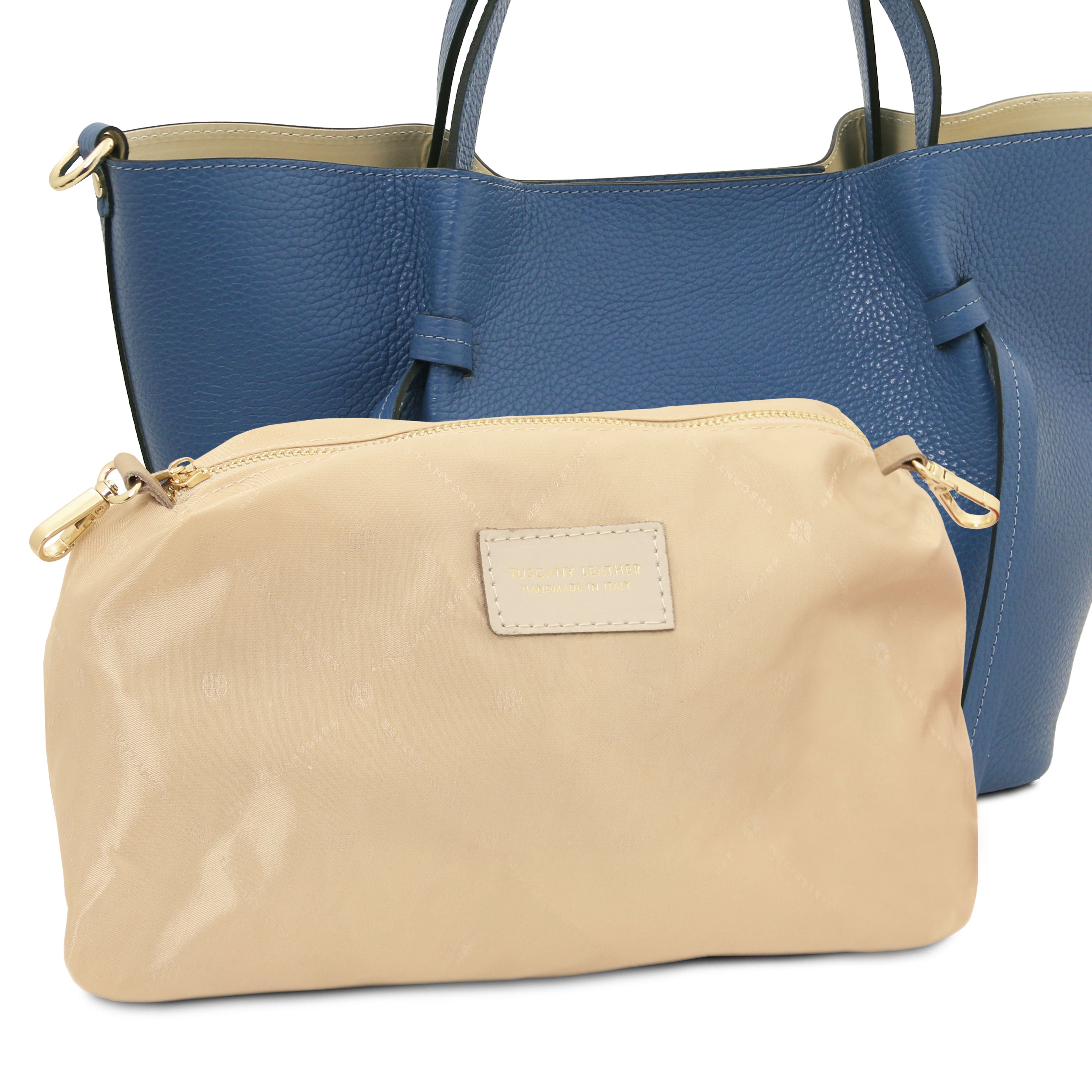 Legame Leather shopping bag - Large size
