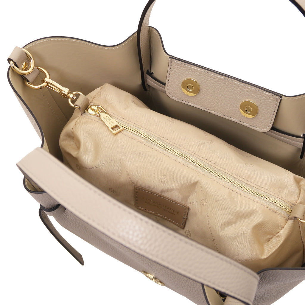 Legame Leather shopping bag - Large size