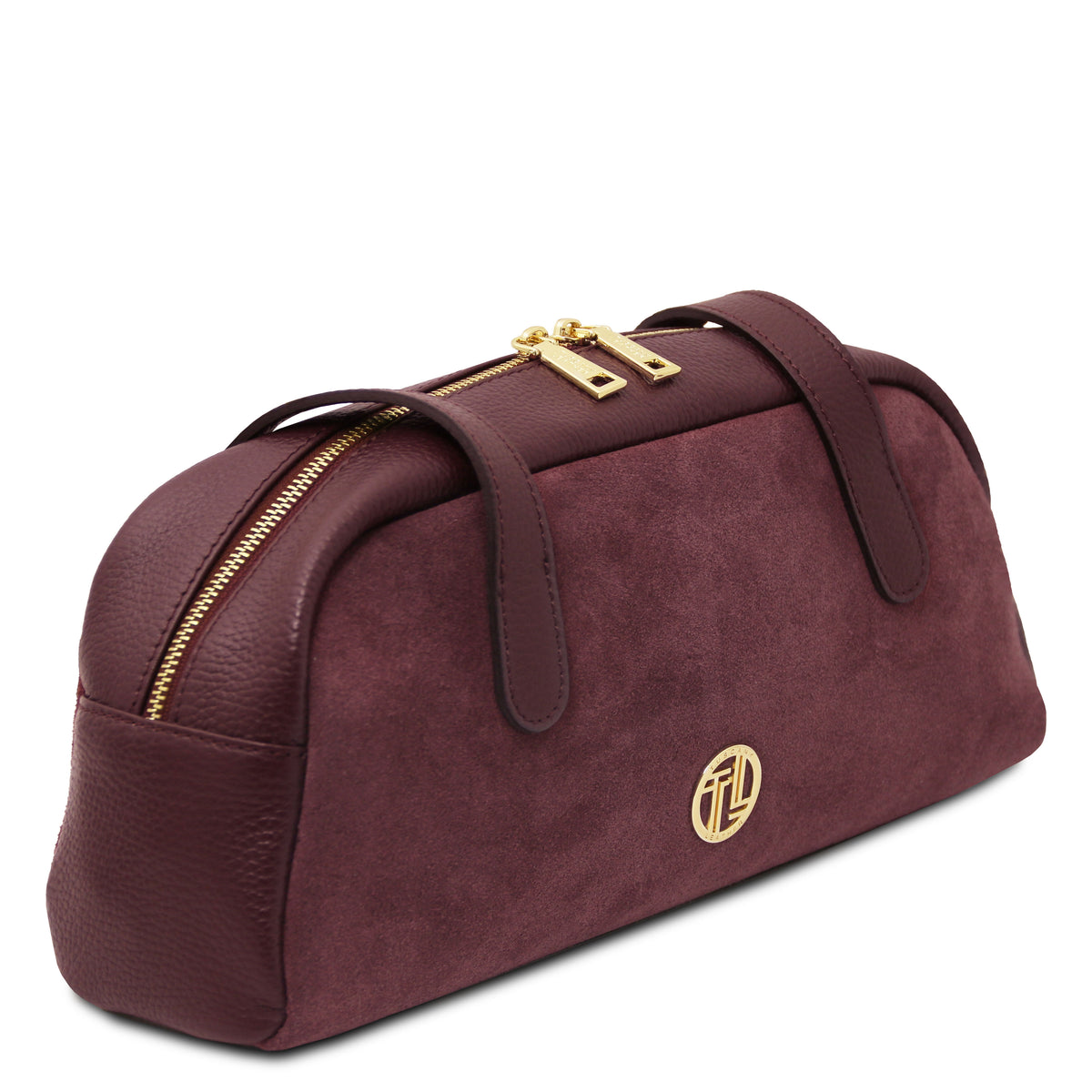 Eclaire Suede leather shoulder bag