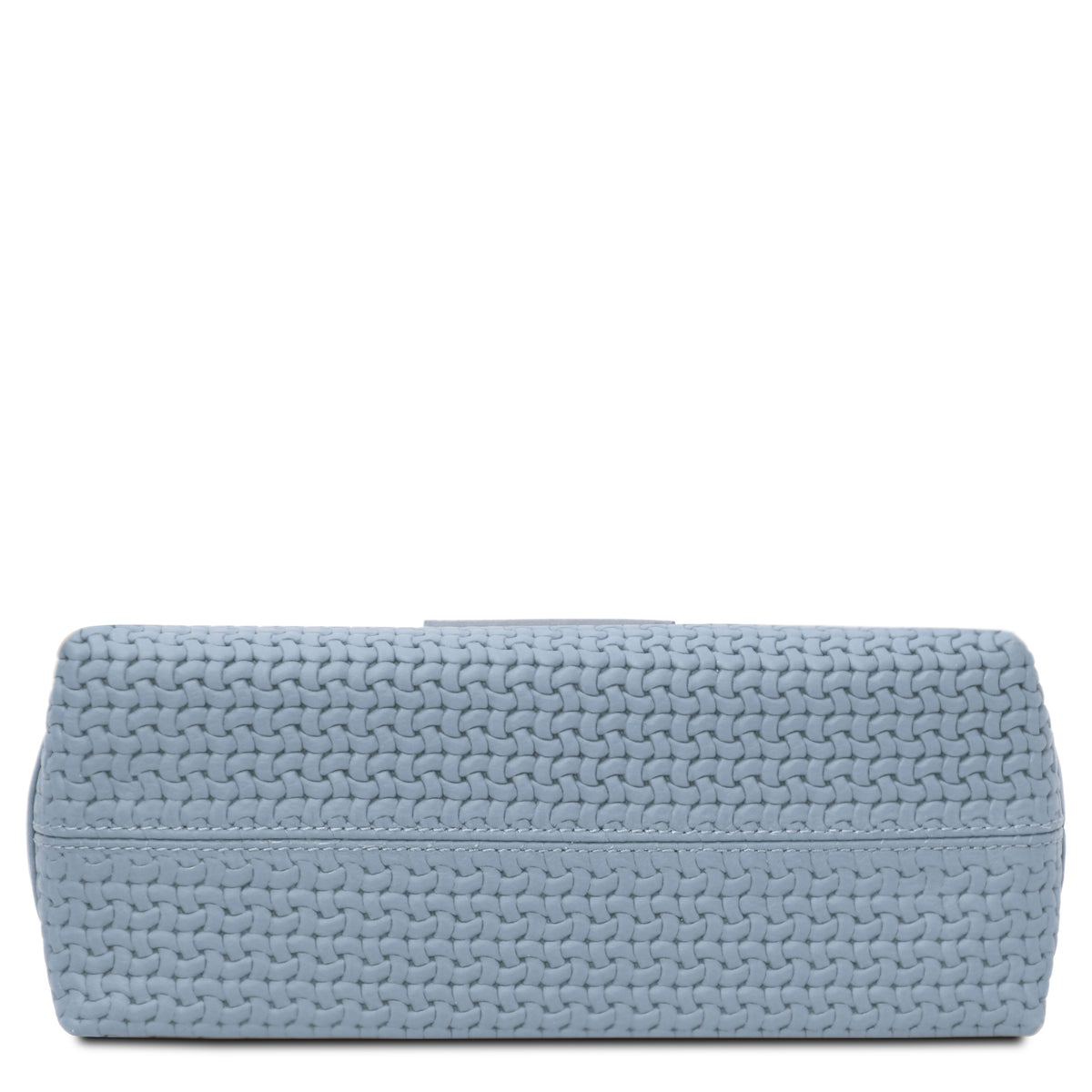 Dedalo Woven printed leather shoulder bag