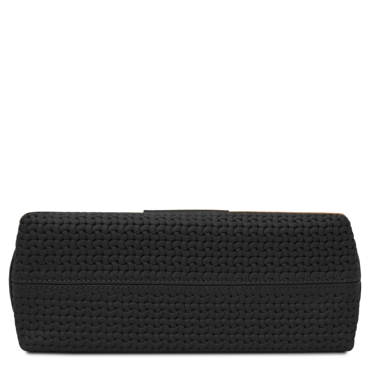 Dedalo Woven printed leather shoulder bag