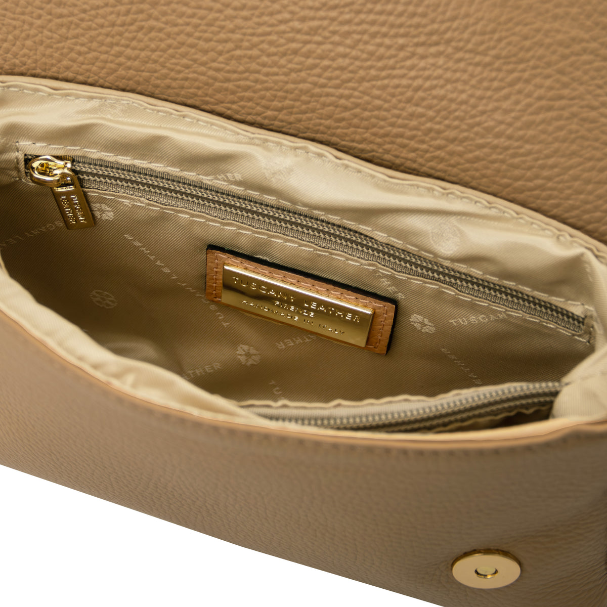 Biscuit Soft leather shoulder bag