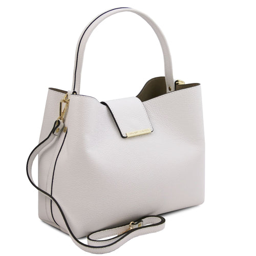 Clio - Leather secchiello bag