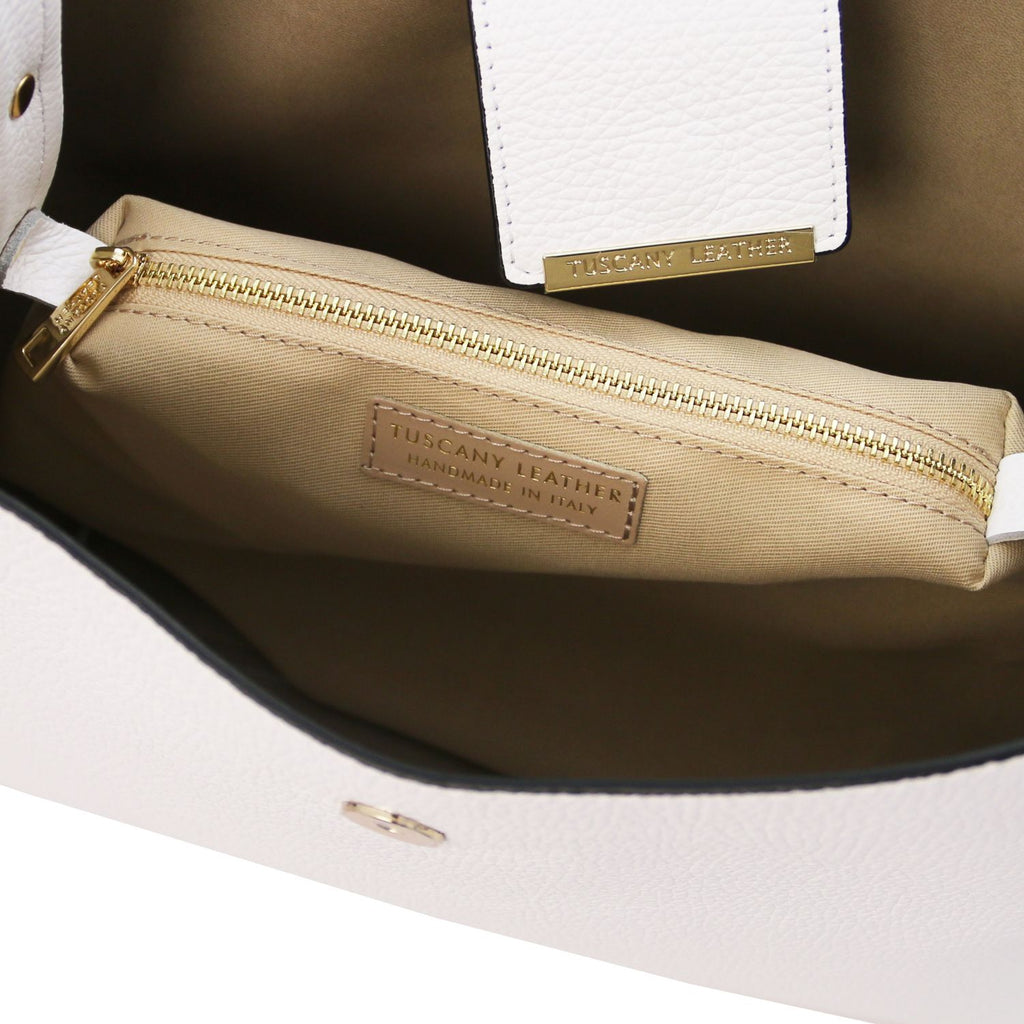 Clio - Leather secchiello bag