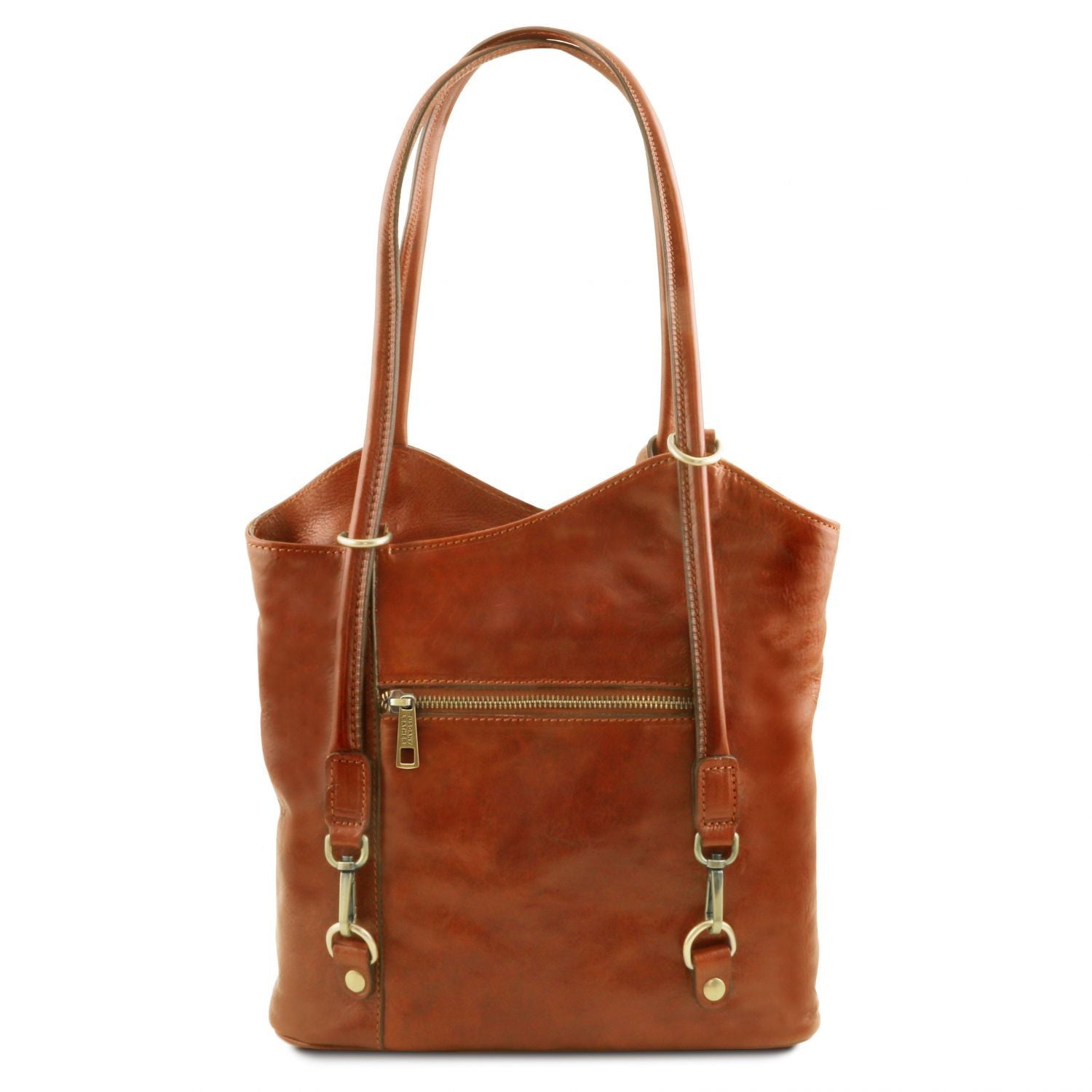 Patty - Leather convertible backpack shoulderbag