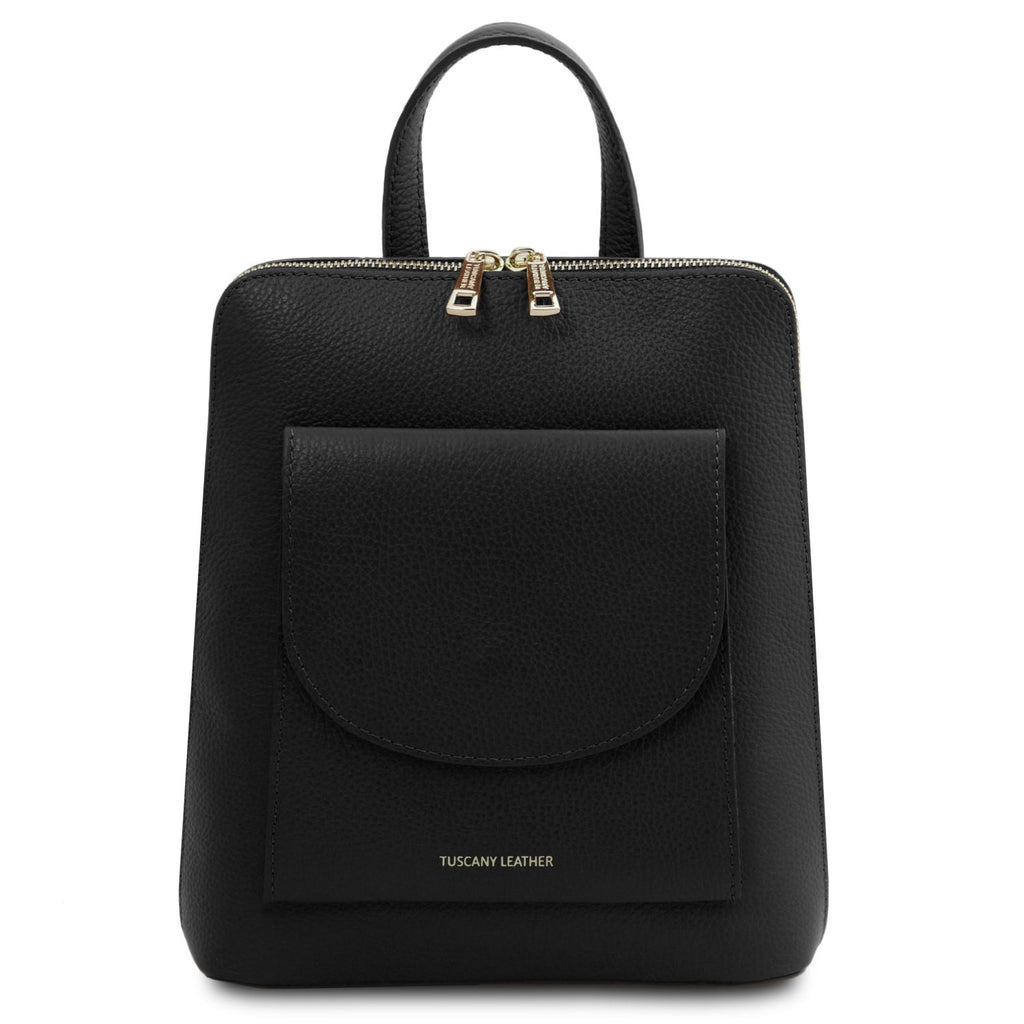 TL Bag - Small leather backpack for women